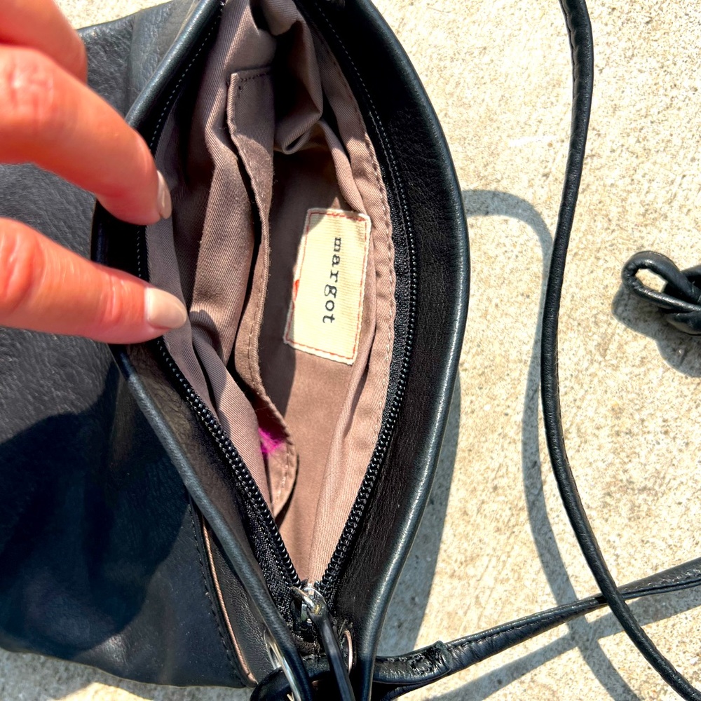 Small super soft leather cross body